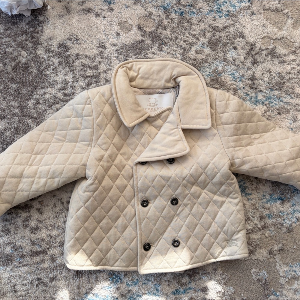 Burberry Baby Cream Checkered Lining